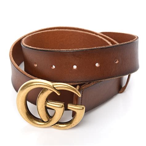 brown Gucci belt women